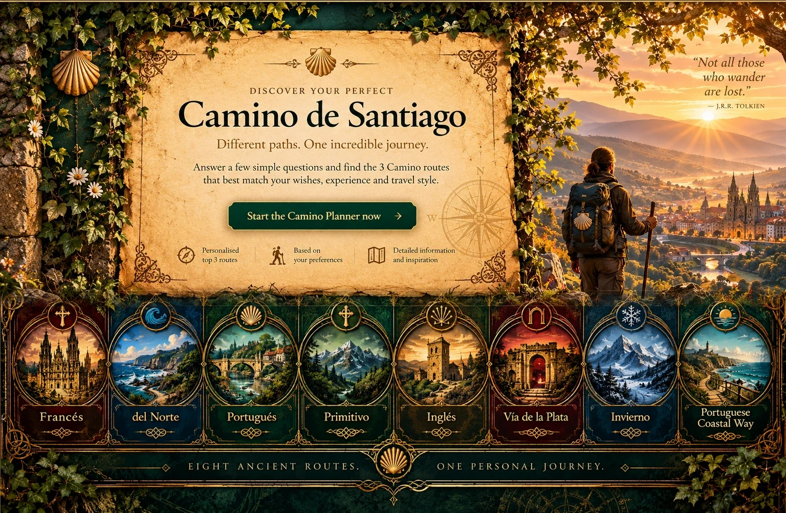 Camino Planner — discover your perfect Camino de Santiago